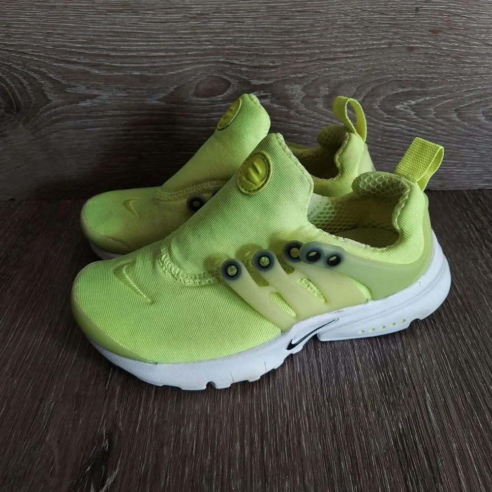 Nike Presto Toddler Volt Yellow Athletic Running Shoes DO1380-700 Size 12C